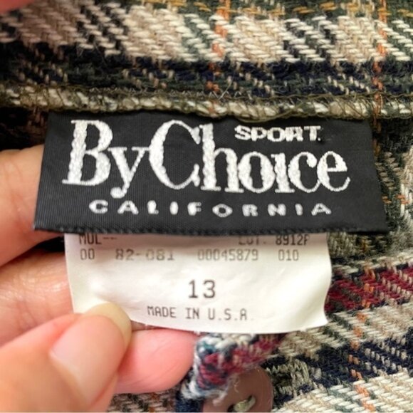 Vintage Multicoloured Pleat Front Wool Blend Shorts - M / 8-10 / 30" Waist - Picture 8 of 13